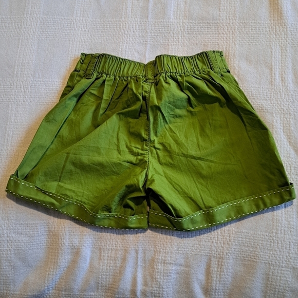 Crazy 8 green girls shorts size 5/6 - Picture 2 of 3